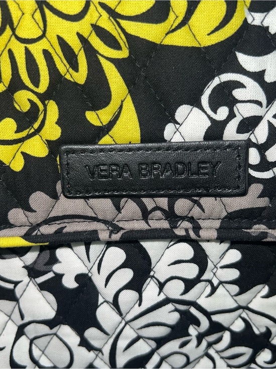 Vera Bradley Backpack Yellow Birdie Floral Quilted Cotton Travel Bag main image 7